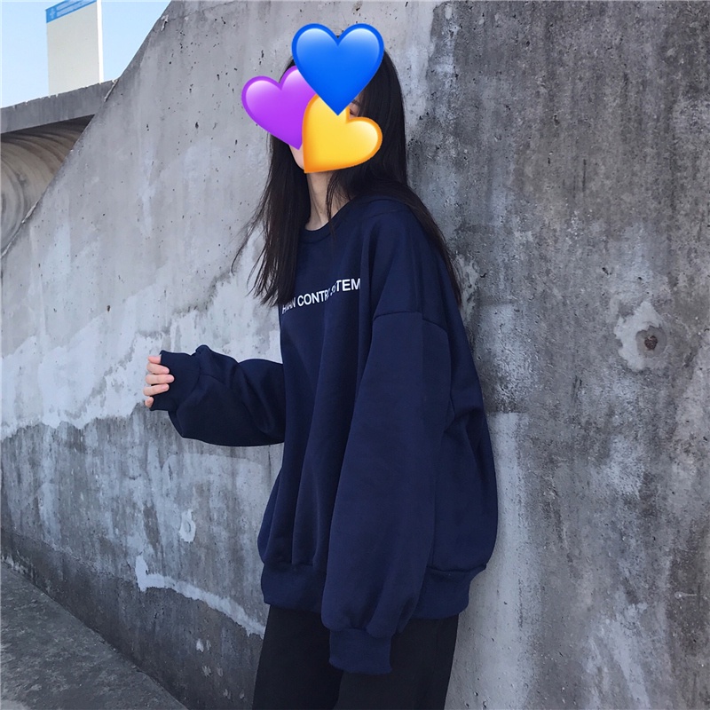 Áo Nỉ Bông Nữ Dáng Rộng Ulzzang Phong Cách Hàn Quốc - Liti Shop