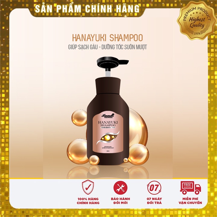 [Chính Hãng] dầu gội đầu hanayuki