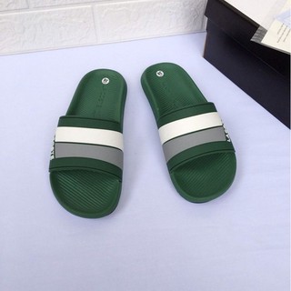 Dép Lacoste xanh đế đúc