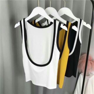 ( sale) Áo thun 3 lỗ hở lưng Nira
