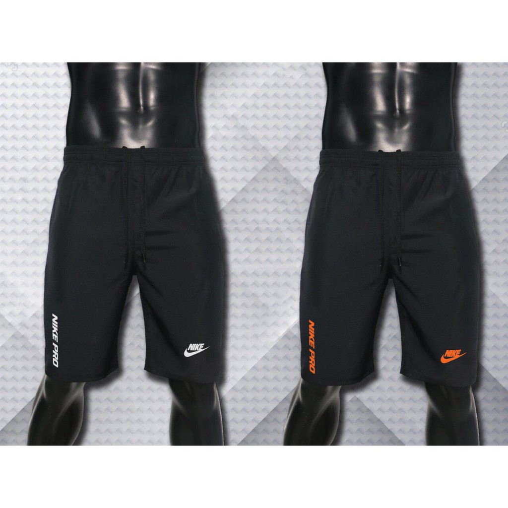 Quần thể thao, Quần đùi đen vãi dù 2 túi form chuẩn size M-2XL (N000)
