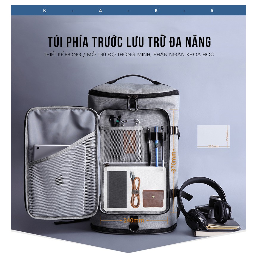 Balo/Túi xách du lịch công suất lớn – KAKA LITE – 2202