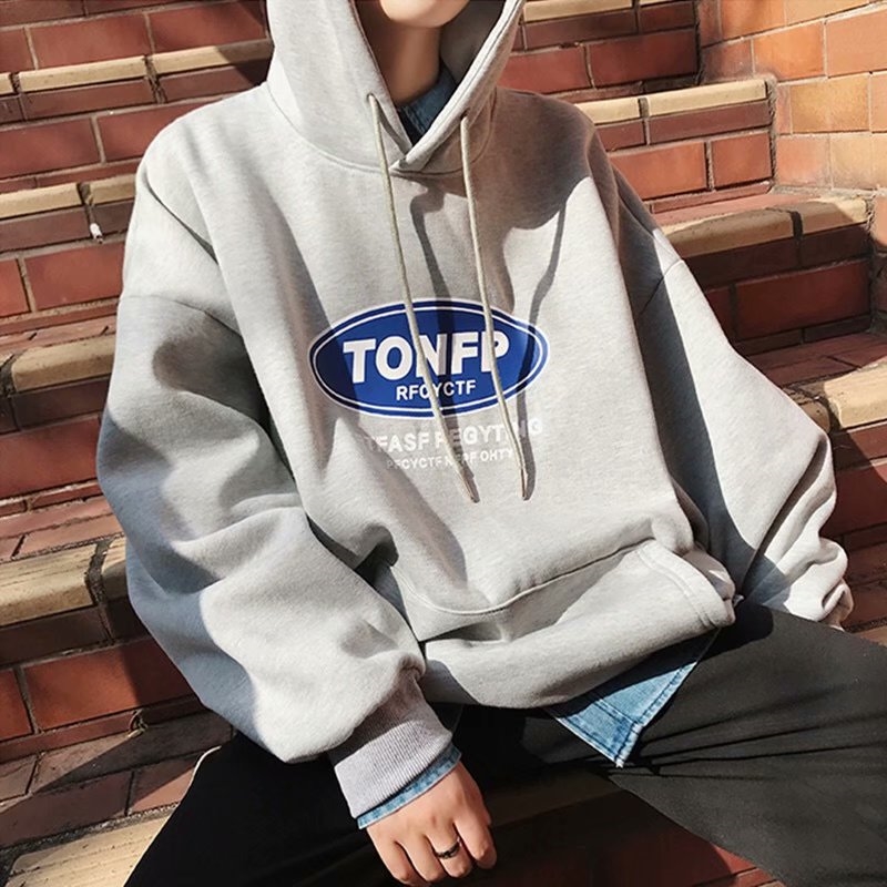 Áo hoodie tay dài kiểu dáng thời trang phong cách Hàn Quốc (M-5Xl)