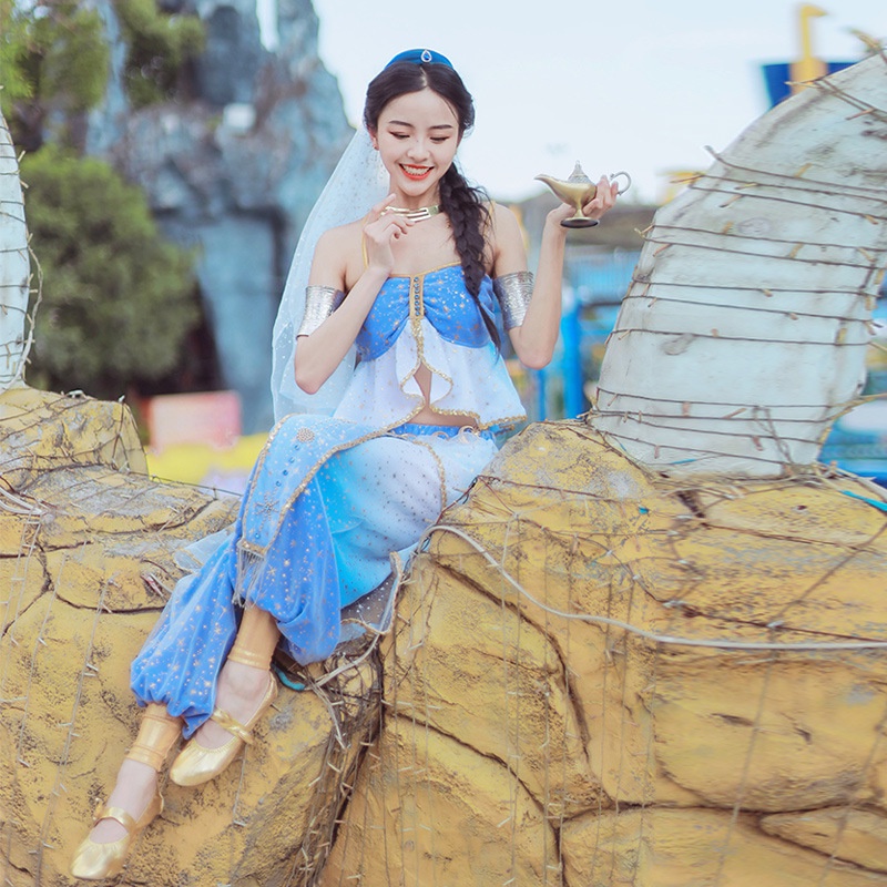 Bộ Đồ Hóa Trang Công Chúa Aladdin Xinh Xắn Dịp Halloween