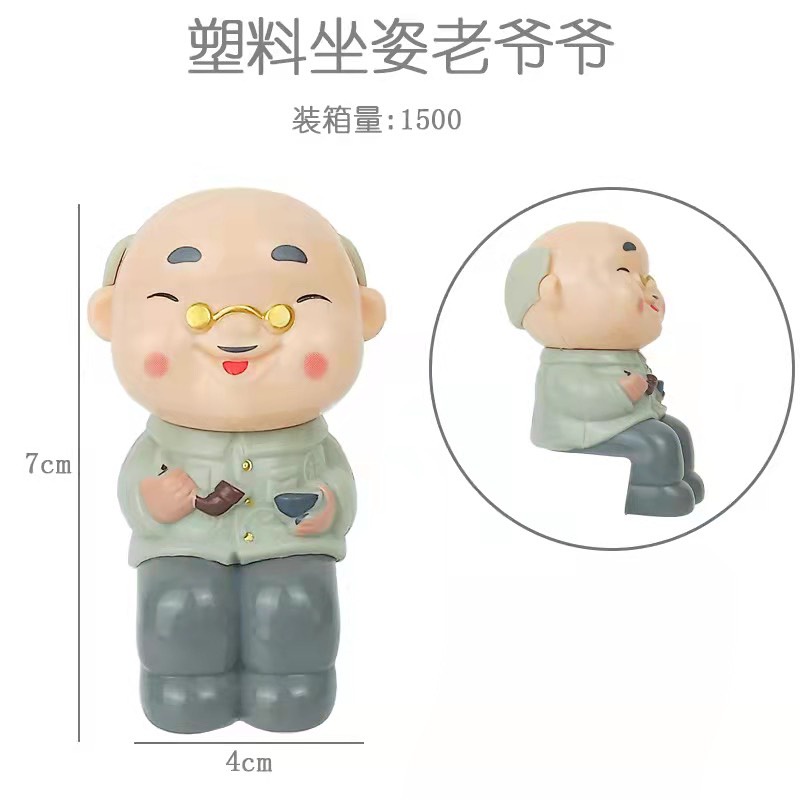 5 cụ ông,cụ bà trang trí bánh kem