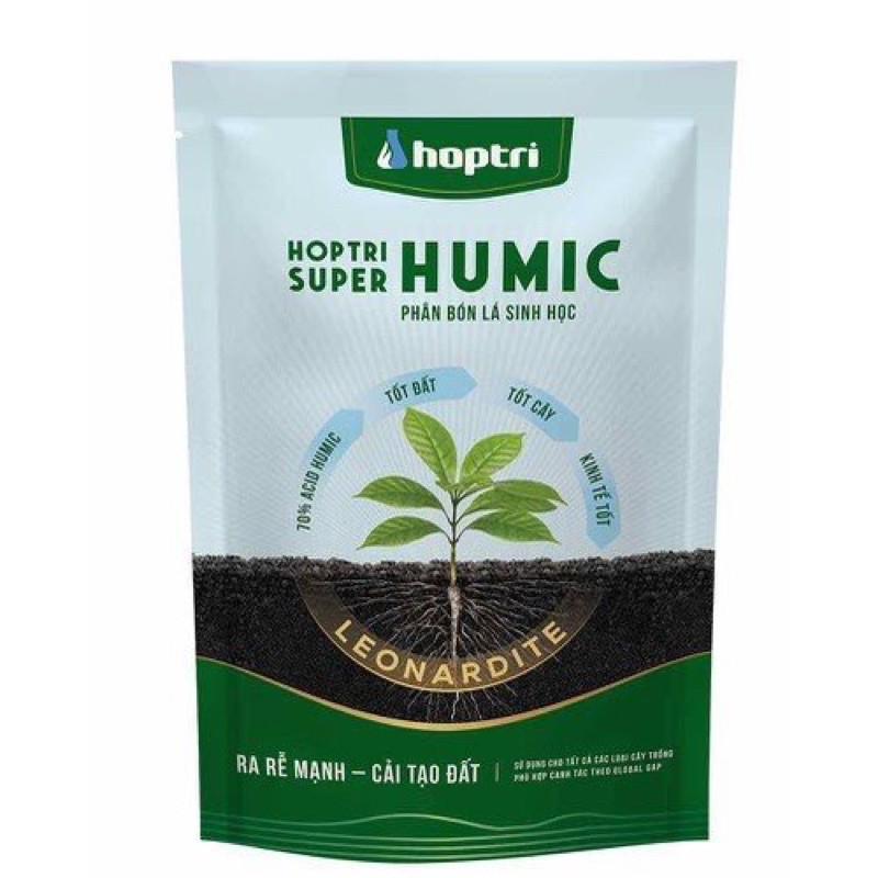 SIÊU HUMIC GÓI 1KG HỢP TRÍ - KÍCH THÍCH RA RỄ MẠNH - CẢI TẠO ĐẤT