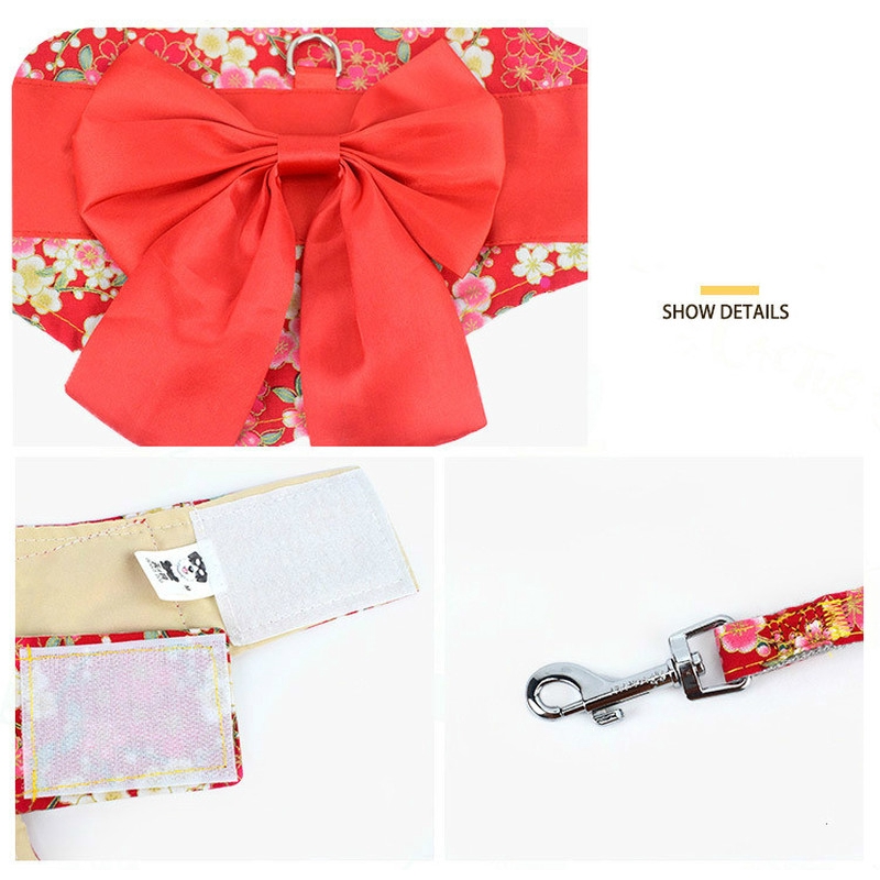 Áo Kèm Dây Dắt Thú Cưng Đi Dạo Kiểu Nhật