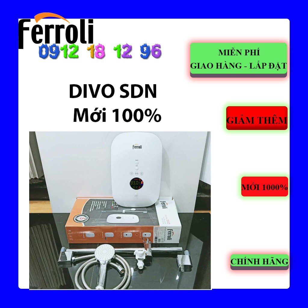 Máy nước nóng Ferroli DIVO SDN 4.5 kW