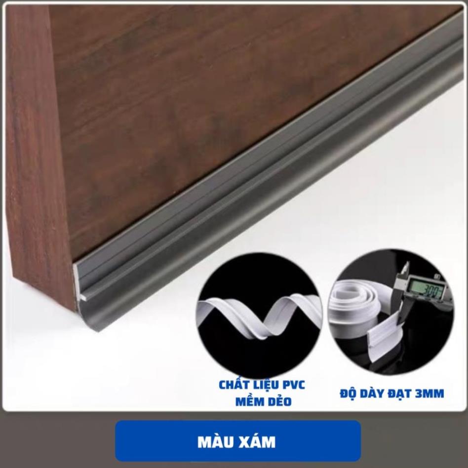 Ron PVC chặn khe hở,Thanh cao su dán chân cửa , chống côn trùng, cách âm, phù hợp mọi loại cửa K185