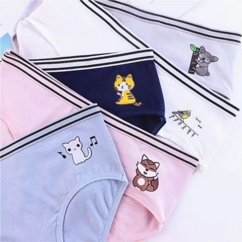 [CHE TÊN 100%] Quần Lót Nữ Cute LA07 Quần Chíp Con Vật Chất Cotton Quảng Châu Cao Cấp Sexy Xịn Đẹp La.an Store | WebRaoVat - webraovat.net.vn