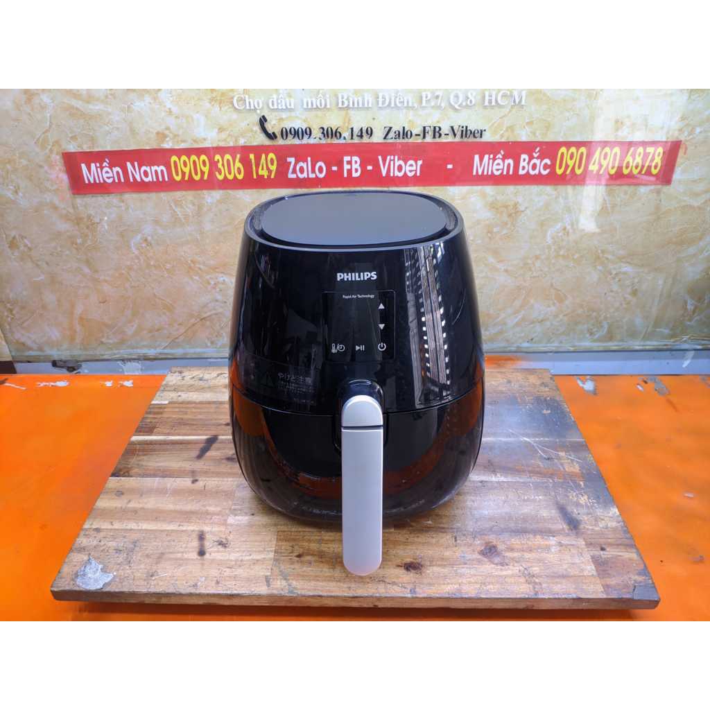 Nồi chiên KO dầu PHILIPS HD9530 Trưng Bày nướng 800 gram Bh 1 năm giá 3,8 triệu.