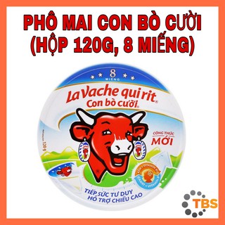 [CON BÒ CƯỜI] PHÔ MAI CON BÒ CƯỜI, HỘP 120G, GỒM 8 MIẾNG