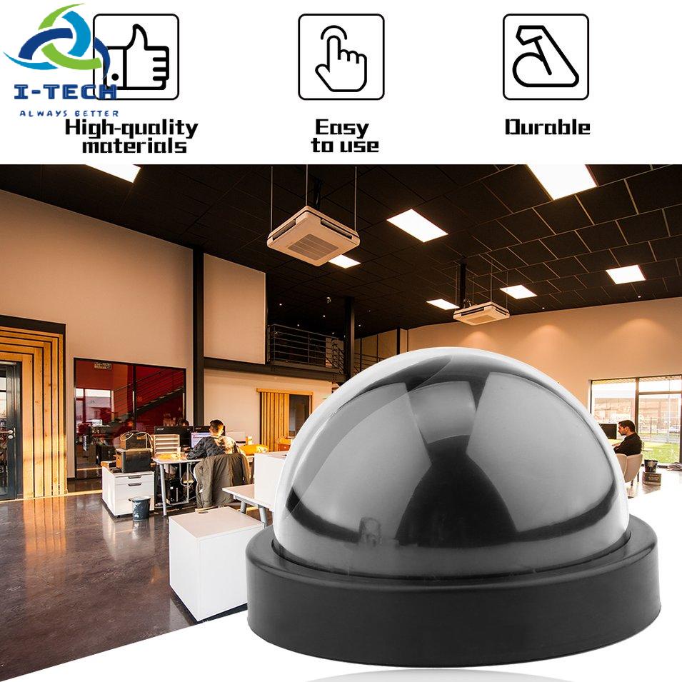 Dummy Imitation Surveillance CCTV Home Security Dome Camera with LED Light