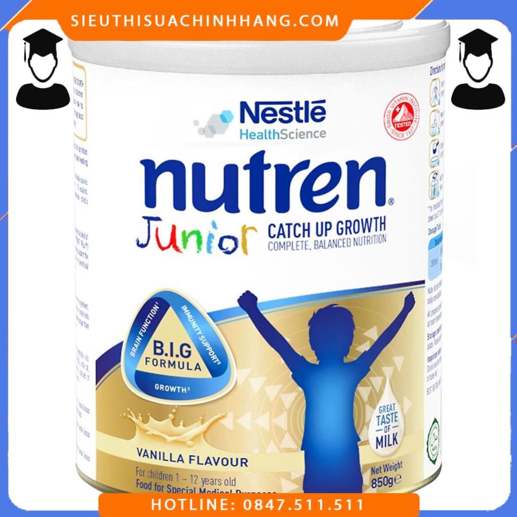 Sữa Bột Dinh Dưỡng Nestle Nutren Junior 850g Hương Vani. . STSCH