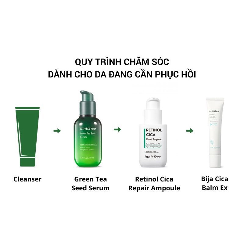 [Sample] Tinh Chất Phục Hồi Da RETINOL CICA REPAIR AMPOULE INNISFREE (VITAMIN C) 1ML