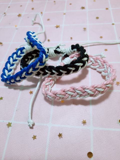 Vòng tay dây bện chéo vải giản dị | BigBuy360 - bigbuy360.vn