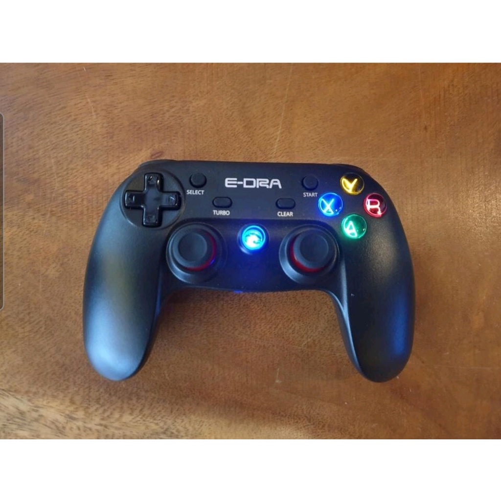 Tay cầm chơi game không dây Edra EGP7601 - Dùng cho cả PC và Điện Thoại Android