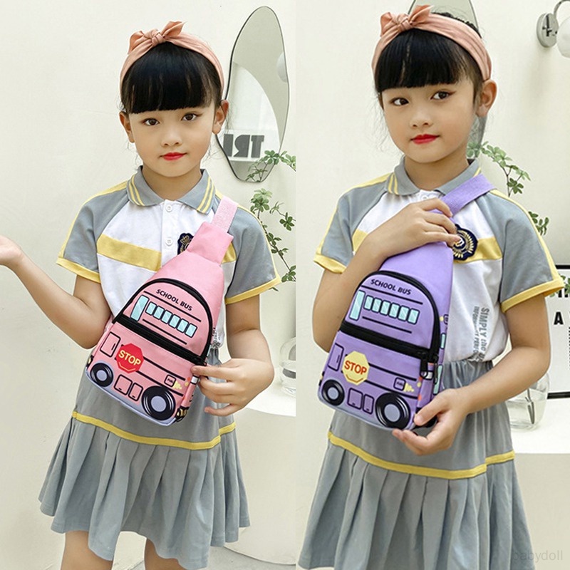 Túi Đeo Chéo Đựng Tiền Xu Họa Tiết Caro Thời Trang Cho Bé Trai Và Gái Ví