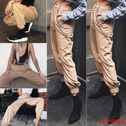 Quần jogger lưng cao thời trang quyến rũ dành cho nữ