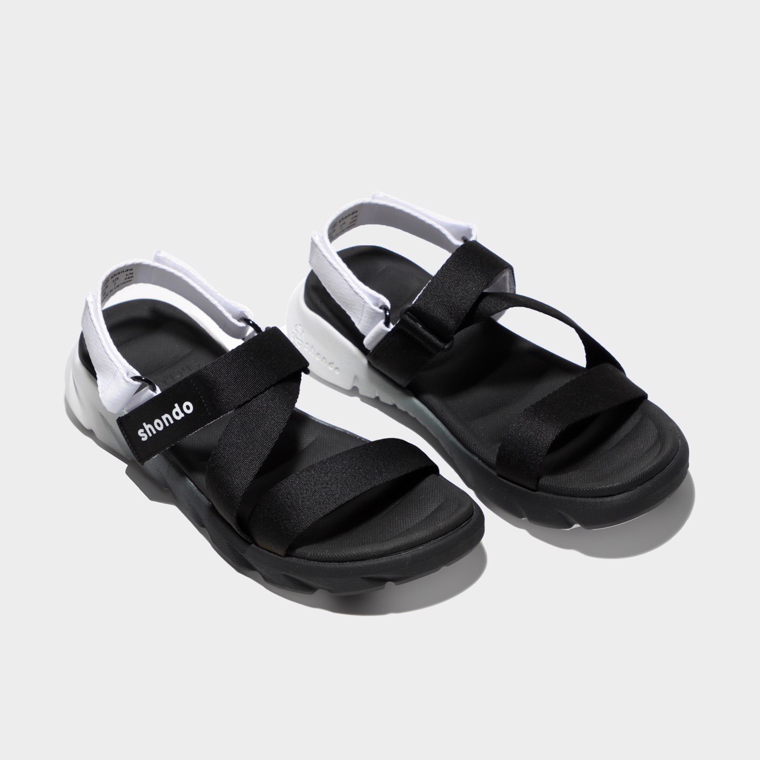 [Ảnh thật] Sandals F6 Sport ombre đế 2 màu đen trắng F6S0110 mẫu mới nhất