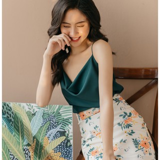 Áo 2 dây lụa cổ đổ by Lep' cao cấp
