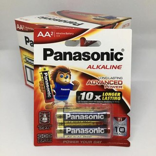 Pin tiểu AA Panasonic alkaline LR6T-2B vỉ 2 viên