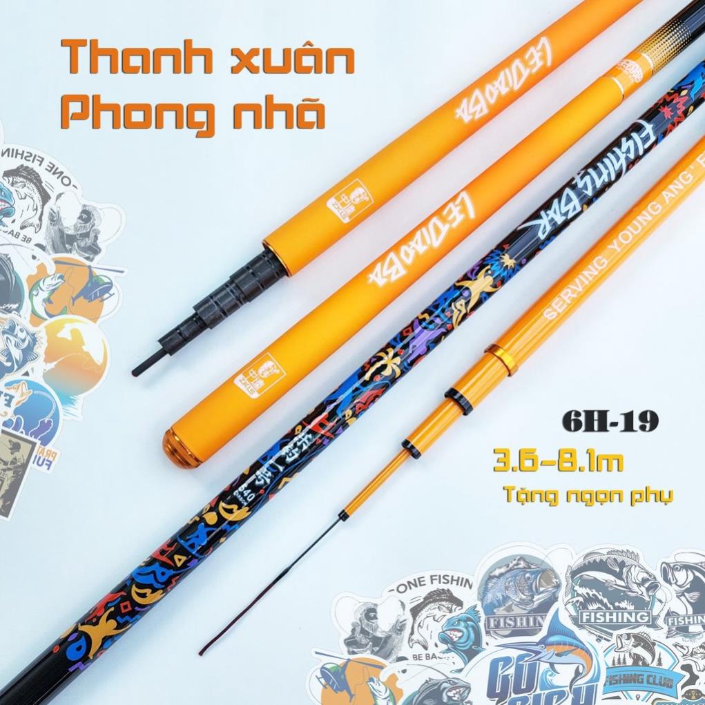 Cần câu đài Thanh xuân phong nhã 6H độ dài từ 3m6 đến 8m1