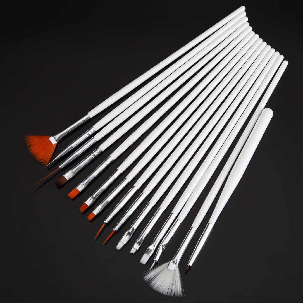 25 Cọ Vẽ Trang Trí Móng Tay 3D Chuyên Dụng