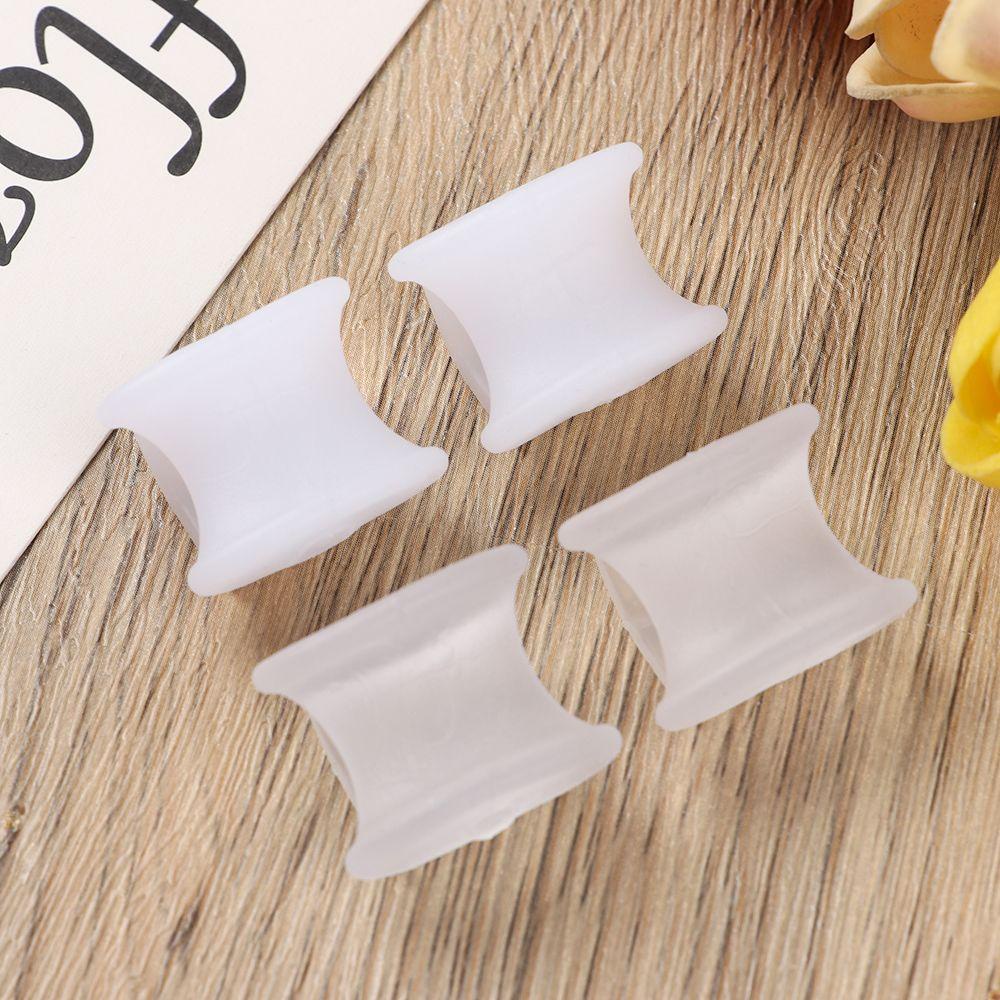 CLEVER 1Pair Toes Separator Silicone Hallux Valgus Corrector Bunion Bone Ectropion Adjuster Bunion Adjuster Toes Outer Appliance Thumb Valgus Protector