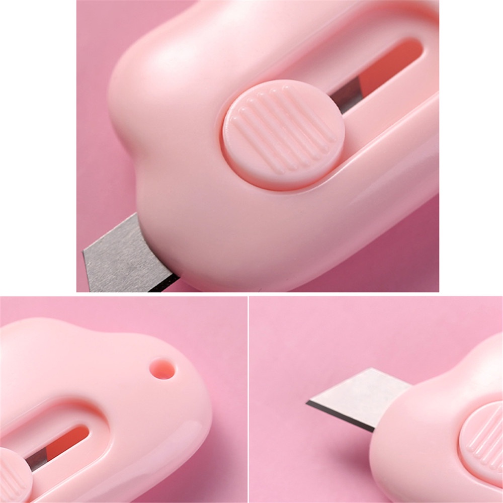 【sweet】1pc students Portable cartoon Mini cloud Utility Knife for Unpacking Envelope Cutting Tool