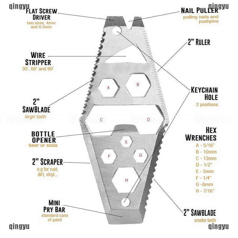 Móc Khóa Kèm Đồ Khui Nắp Chai EDC