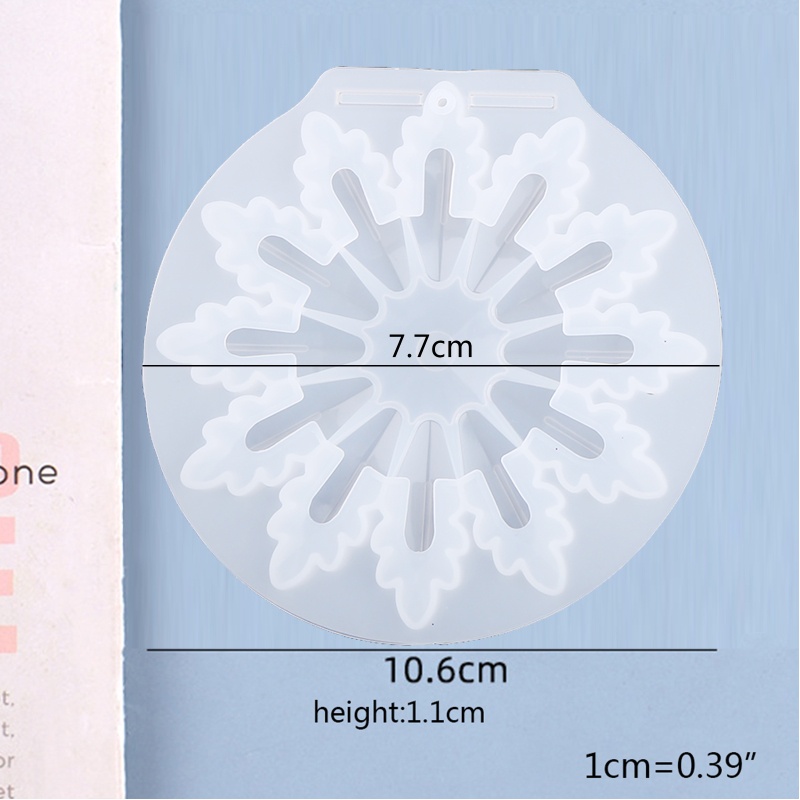 Khuôn Làm Vật Liệu Epoxy Thủ Công Treo Trang Trí Giáng Sinh
