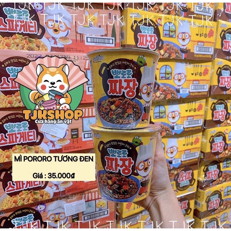 MÌ TƯƠNG ĐEN PORORO TRẺ EM 👶🏻 NỘI ĐỊA HÀN QUỐC 🇰🇷