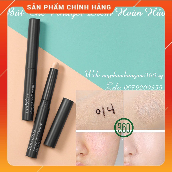 Bút Che Khuyết Điểm Hoàn Hảo Innisfree Mineral Stick Concealer 2g