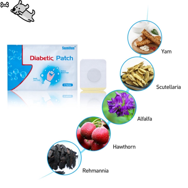 6 pcs Diabetes Patch Reduce High Blood Sugar Diabetes Patch Medications Natural Herbs Diabetic