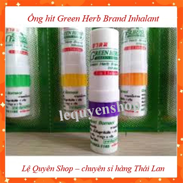 [Loại 1Tốt Nhất] Ống hít thông mũi Green Herb