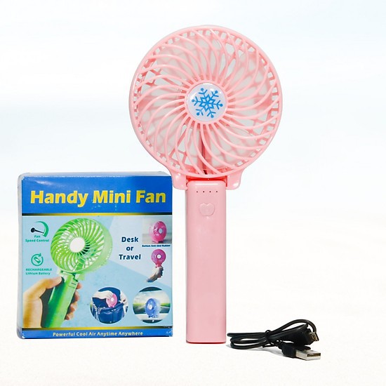 Quạt Mini Cầm Tay 3 Tốc Độ, Gấp Gọn Được (handy mini fan) - màu ngẫu nhiên