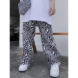 Quần ống suông nam nữ hoạ tiết ngựa vằn/ zebra pants unisex
