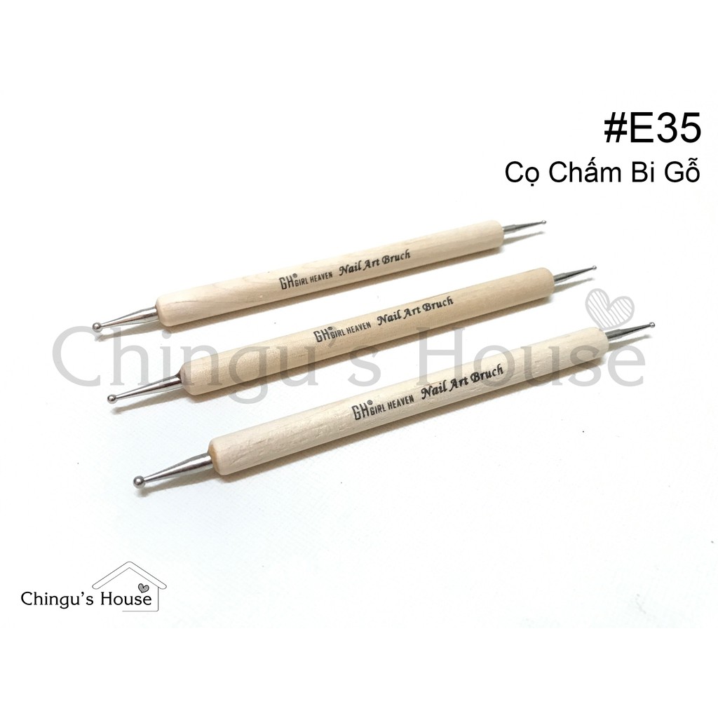 Cọ Chấm Bi Gỗ