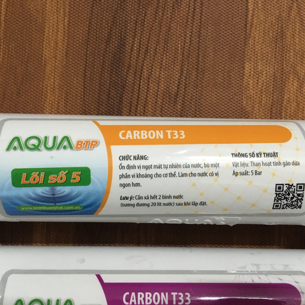 Combo: 5 Lõi Lọc Tạo Khoáng Máy Lọc Nước RO (Lõi số 5,6,7,8,9)