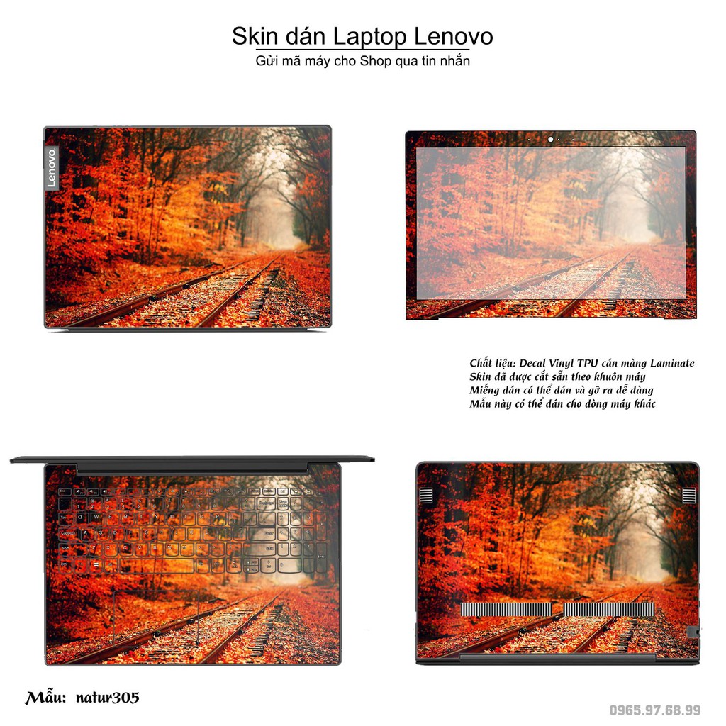 Skin dán Laptop Lenovo in hình thiên nhiên _nhiều mẫu 11 (inbox mã máy cho Shop)