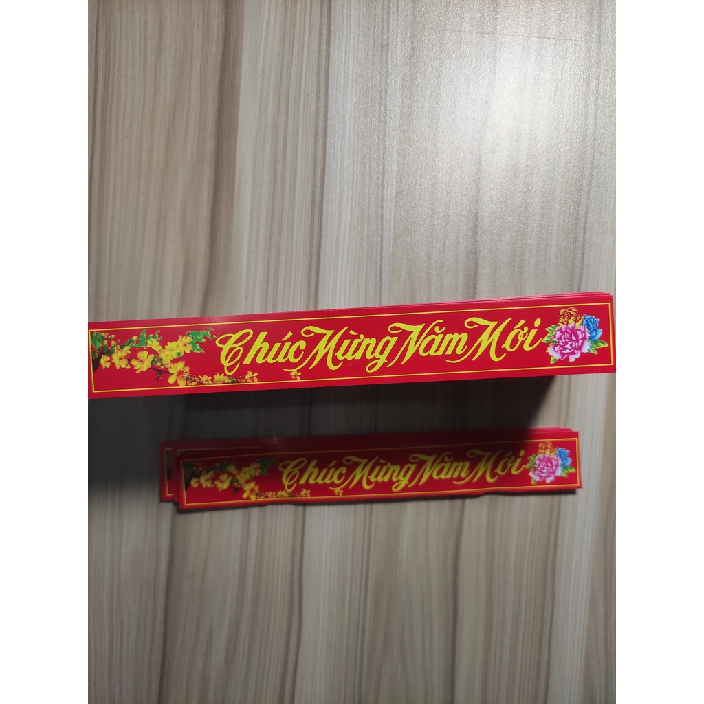 Miếng giấy dán Chúc mừng năm mới