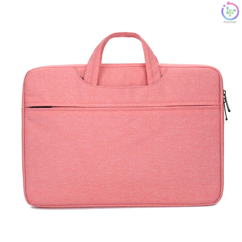 Multifunctional Laptop Bag 13.3 inch Laptop Case Waterproof Nylon Laptop Bag Briefcase Leisure Business Handbag Pink