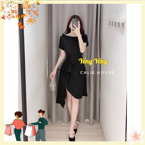 VNU423 - VÁY LỤA BÈO VAI ĐÍNH NGỌC VẠT TẦNG