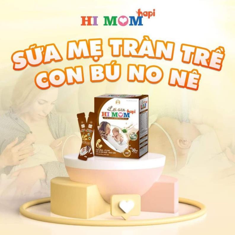 Lợi Sữa Hi Mom - Giúp Tăng Tiết Sữa,Mát Sữa,Thông Tắc Tuyến Sữa,Lợi Sữa Hapi