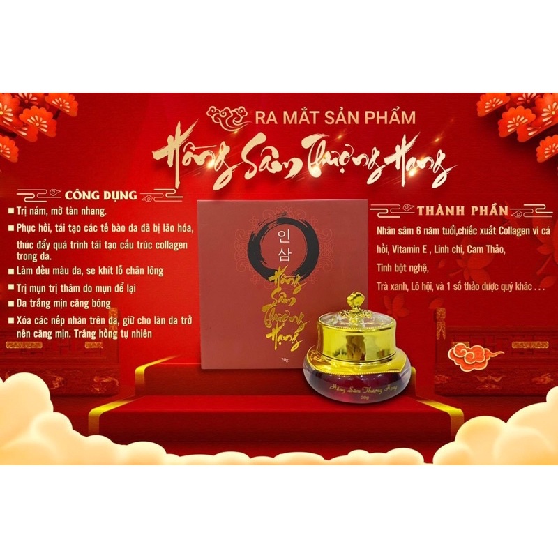 HỒNG SÂM THƯỢNG HẠNG