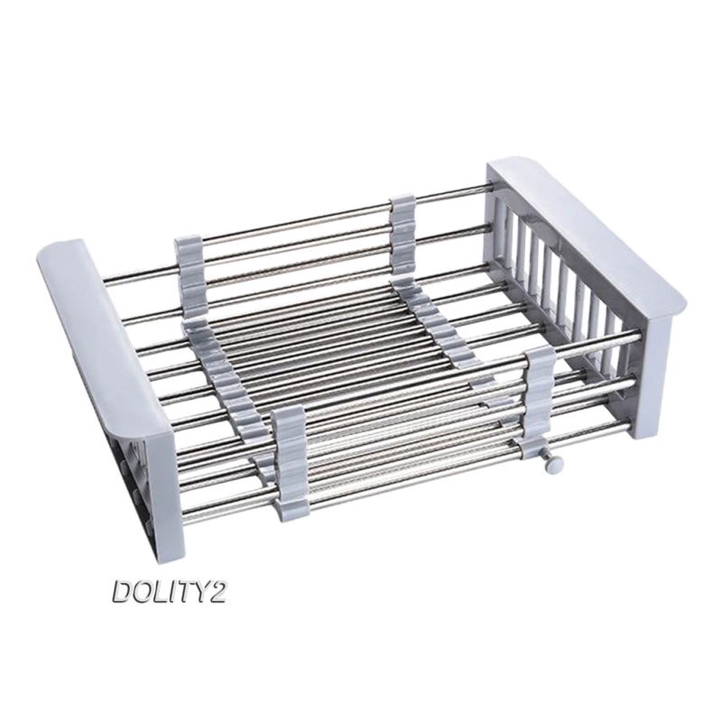 Giá để ráo nước trái cây rau củ quả bằng thép không gỉ điều chỉnh được