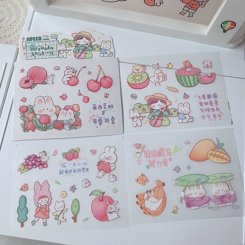 Sticker dán 4 miếng siêu