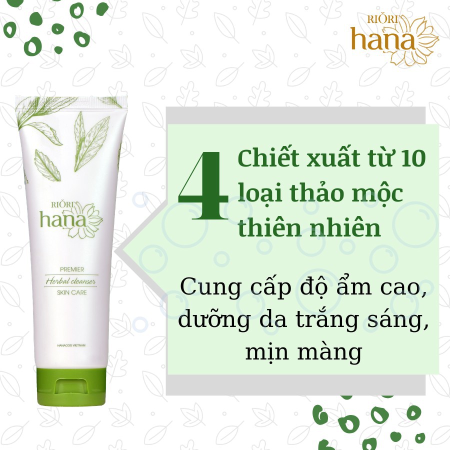 Sữa Rửa Mặt RIORI Herbal Cleanser – 120g