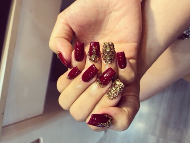 Set sơn gel đỏ thần thánh